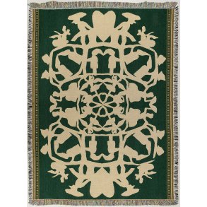 Gr�nt Arabesk t�ppe  - livets dans