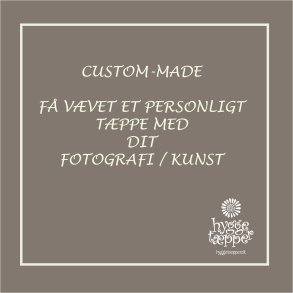 Custom-made plaid 149 x 149 cm.