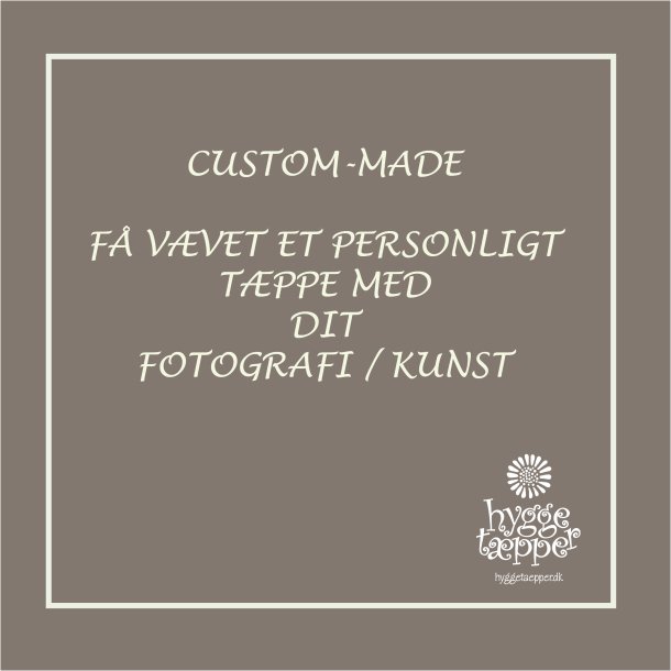 Custom-made plaid 149 x 149 cm.