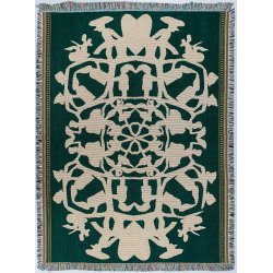 Gr�nt Arabesk t�ppe  - livets dans