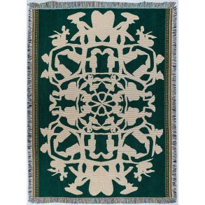 Gr�nt Arabesk t�ppe  - livets dans