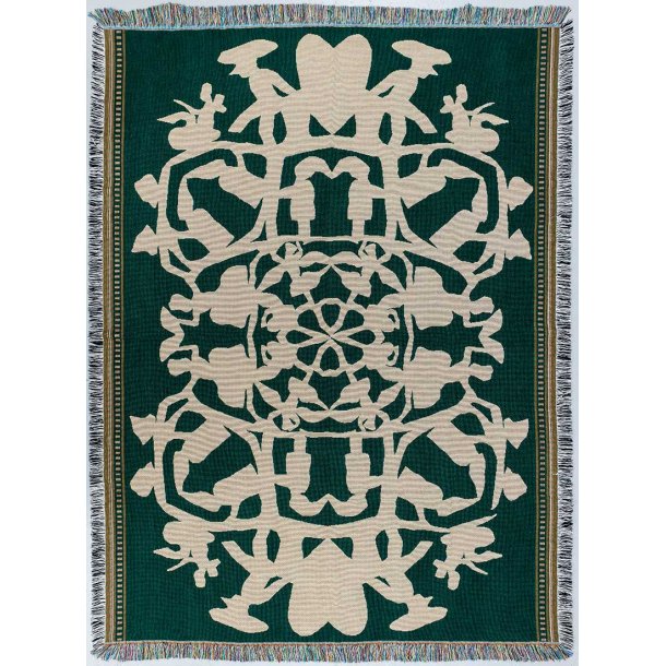 Gr�nt Arabesk t�ppe  - livets dans