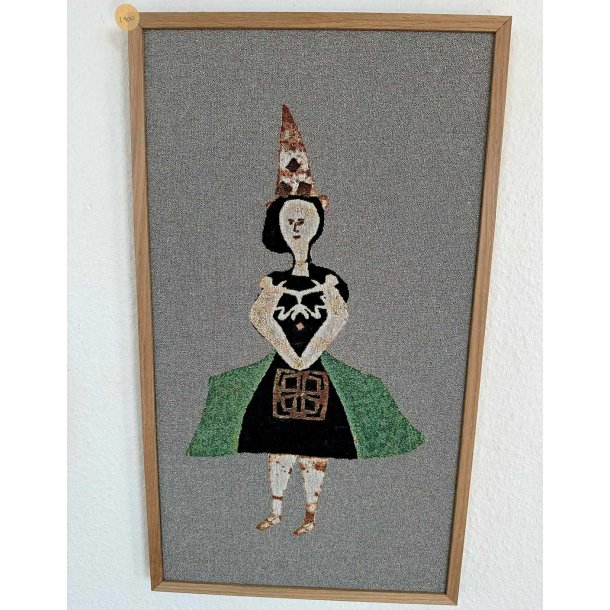 H.C.A Dukke klip - Pige med spids hue - vgbillede