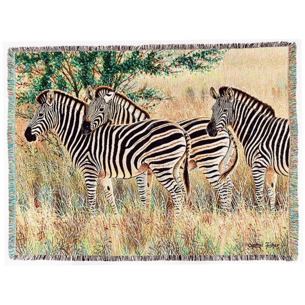 3 Zebraer p savannen - tppe